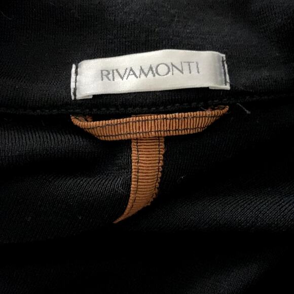 Rivamonti Black Military Style Blazer Jacket Size M - Picture 5 of 7